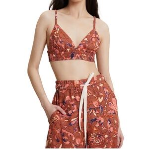 A.L.C. Lana Linen Bra Top